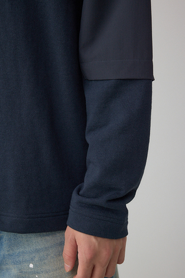 クロスパネルスウェット 詳細画像