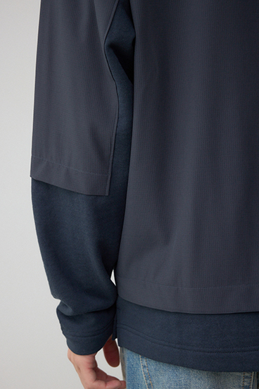 クロスパネルスウェット 詳細画像