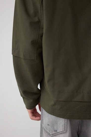 クロスパネルスウェット 詳細画像