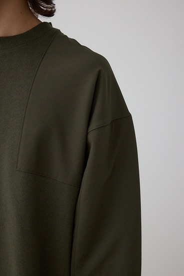 クロスパネルスウェット 詳細画像