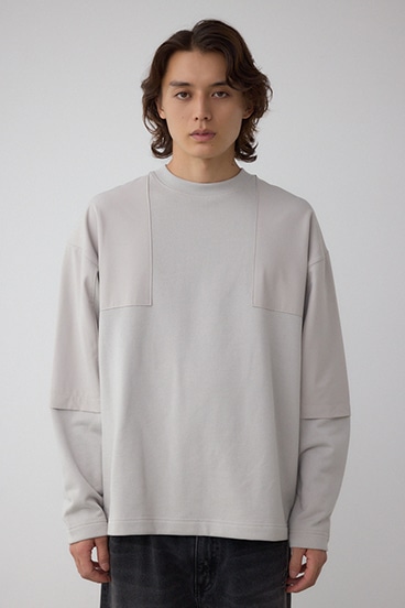 クロスパネルスウェット 詳細画像