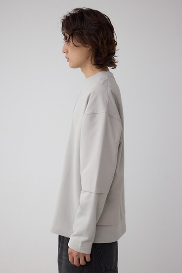 クロスパネルスウェット 詳細画像