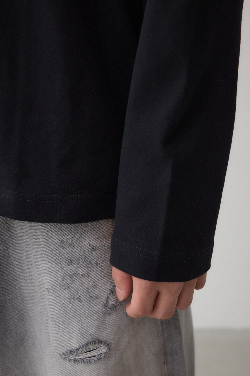 スムースタッチ長袖トップス 詳細画像