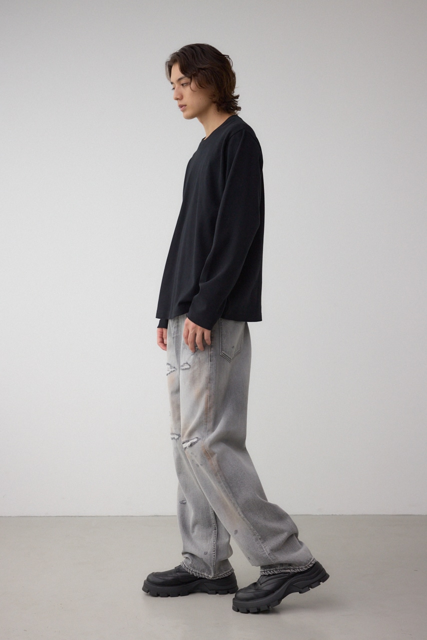 スムースタッチ長袖トップス 詳細画像