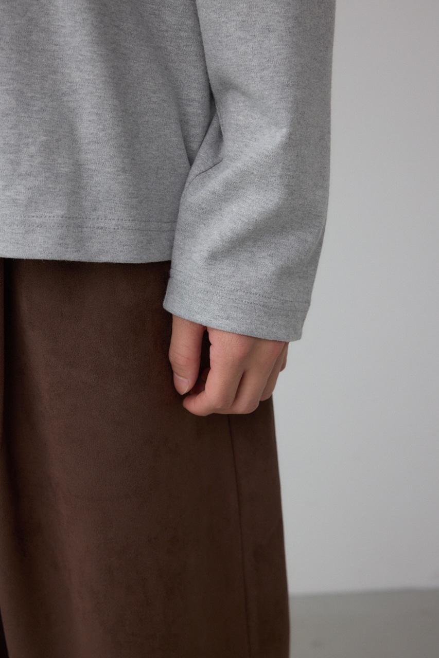 スムースタッチ長袖トップス 詳細画像