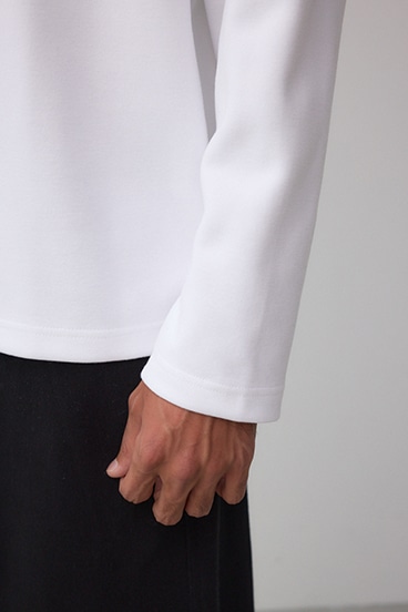 スエードタッチ長袖トップス 詳細画像