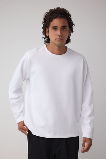 スエードタッチ長袖トップス 詳細画像