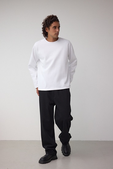 スエードタッチ長袖トップス 詳細画像