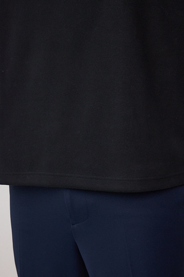 スエードタッチ長袖トップス 詳細画像