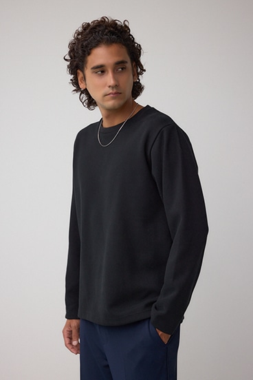 スエードタッチ長袖トップス 詳細画像