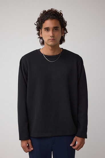 スエードタッチ長袖トップス 詳細画像