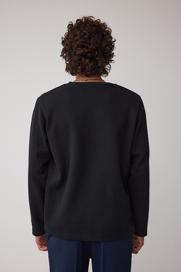 スエードタッチ長袖トップス 詳細画像