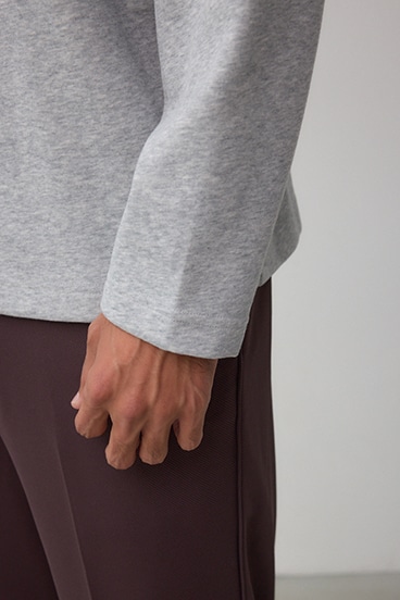 スエードタッチ長袖トップス 詳細画像