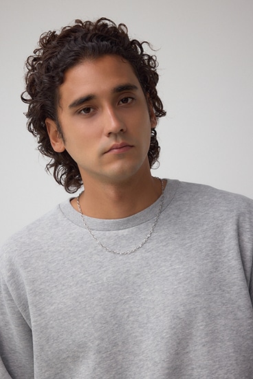 スエードタッチ長袖トップス