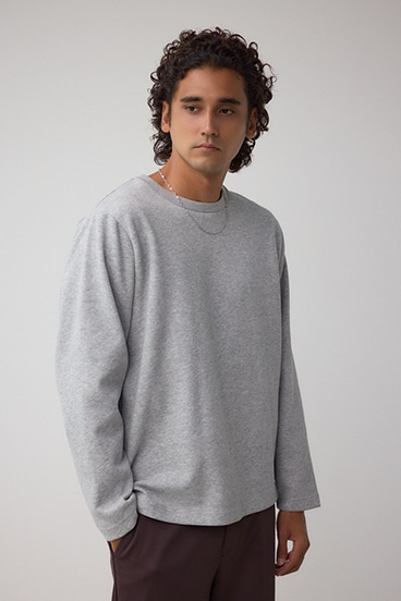 スエードタッチ長袖トップス 詳細画像