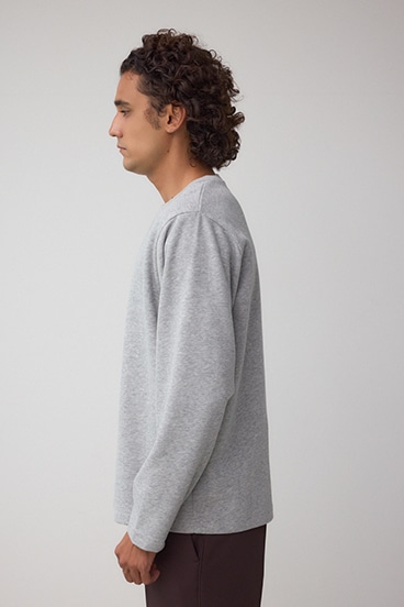 スエードタッチ長袖トップス 詳細画像