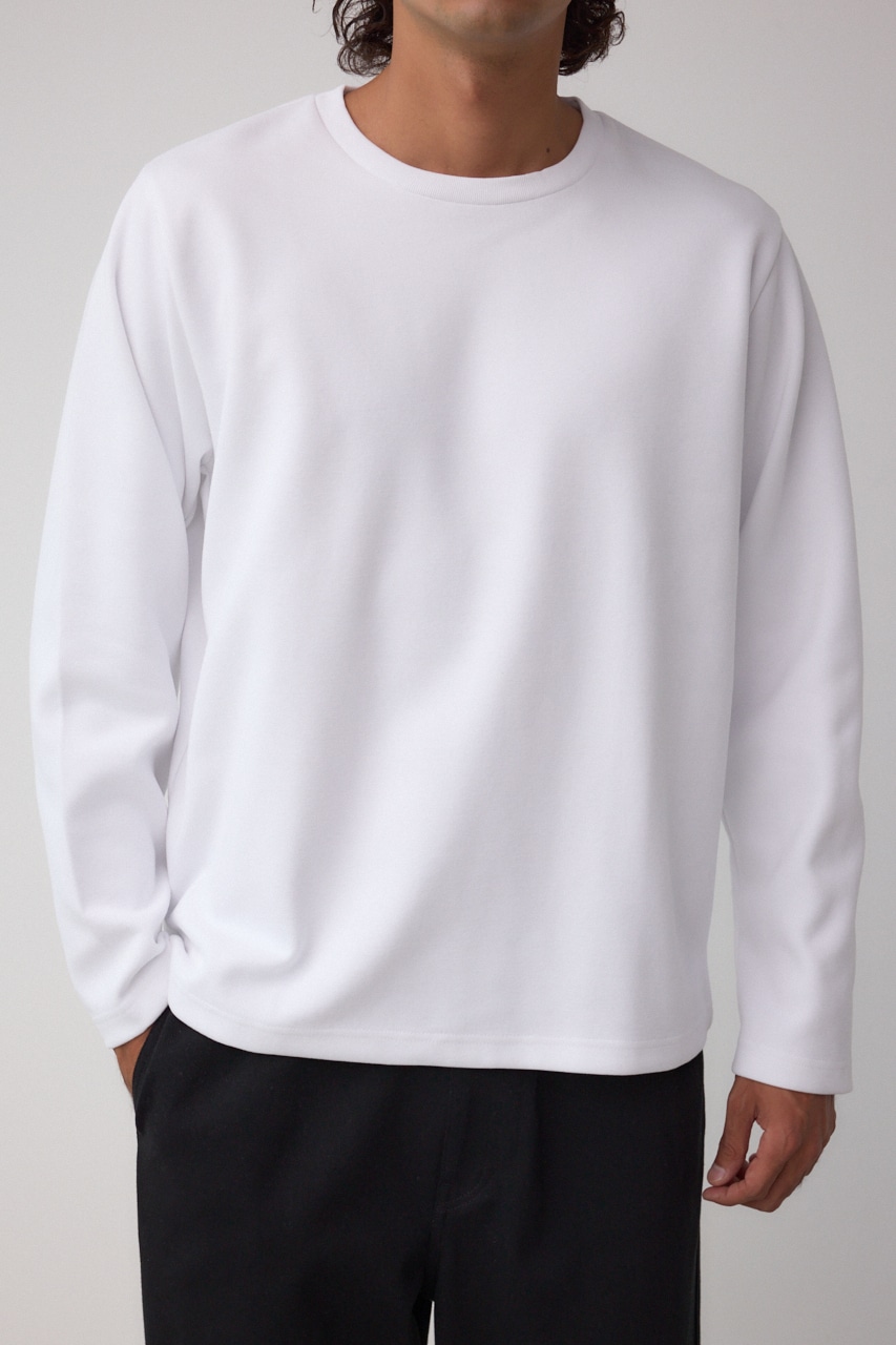 スエードタッチ長袖トップス