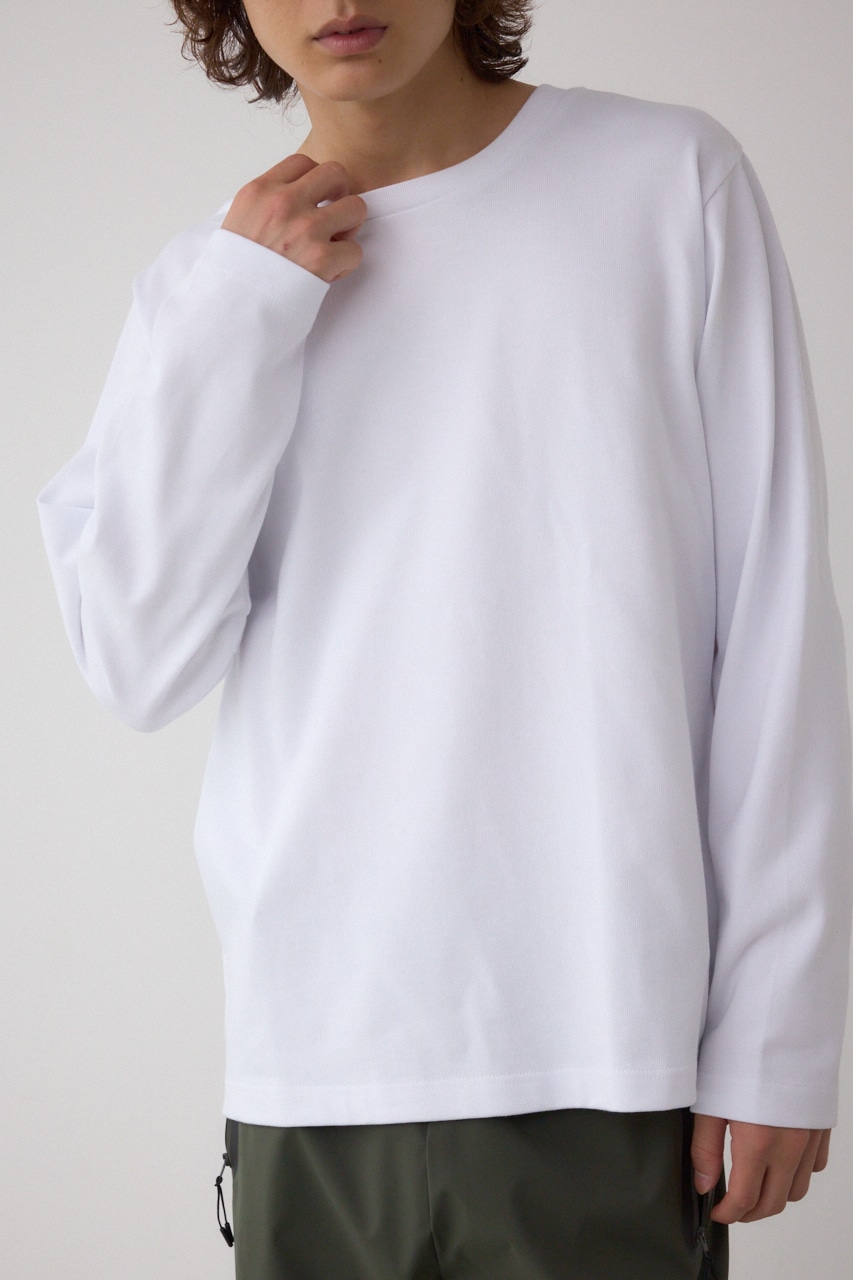 引き揃え天竺長袖トップス