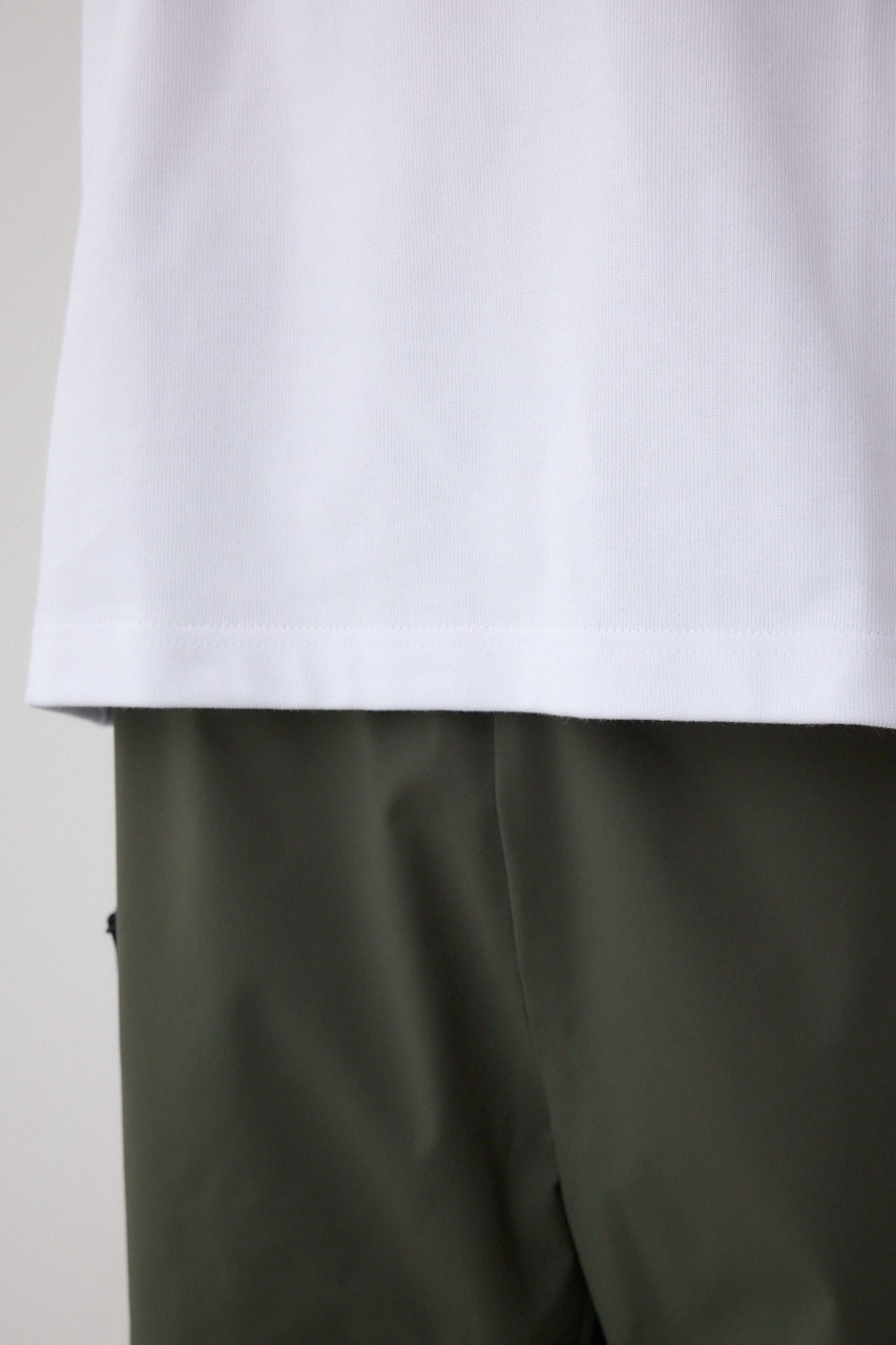 引き揃え天竺長袖トップス 詳細画像