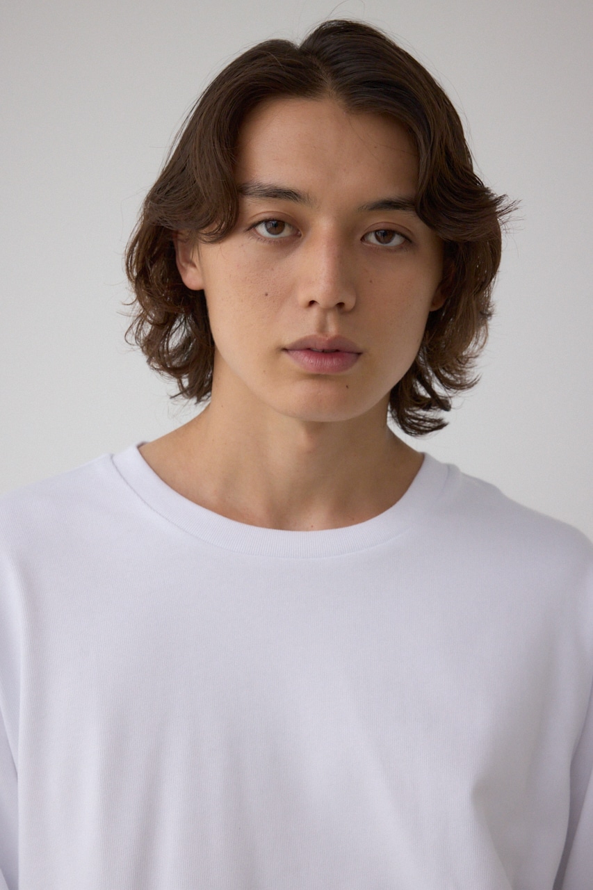 引き揃え天竺長袖トップス