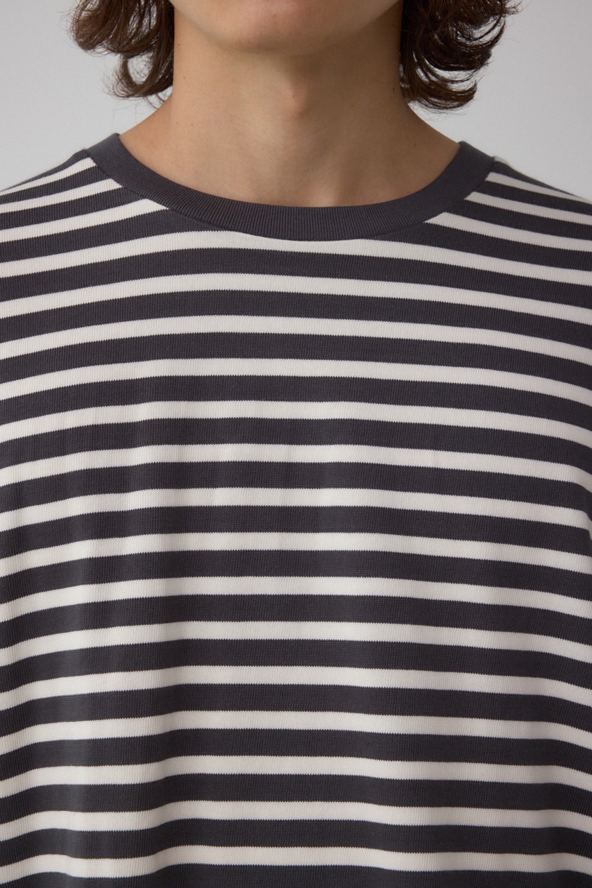 引き揃え天竺長袖トップス 詳細画像