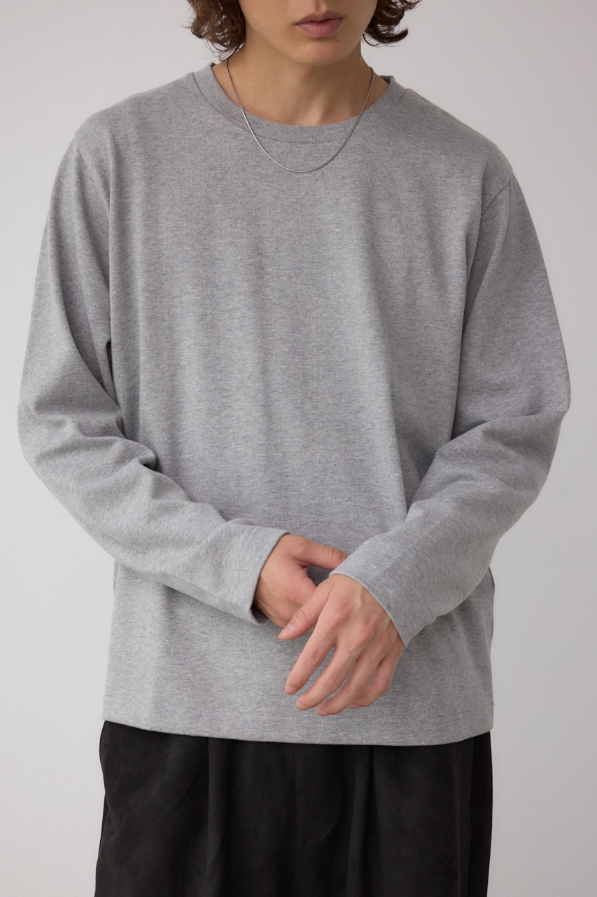 引き揃え天竺長袖トップス