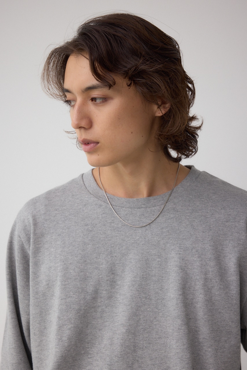 引き揃え天竺長袖トップス