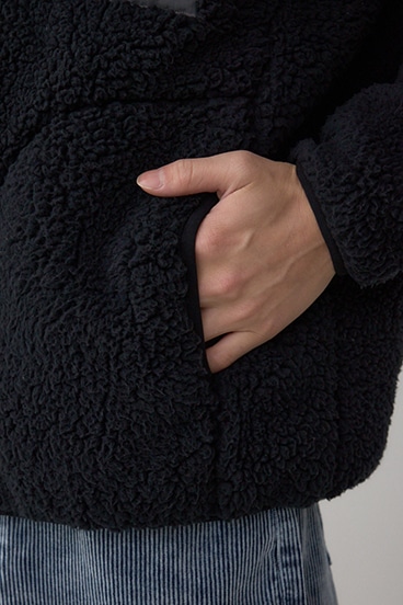 シープボア防風トップス 詳細画像