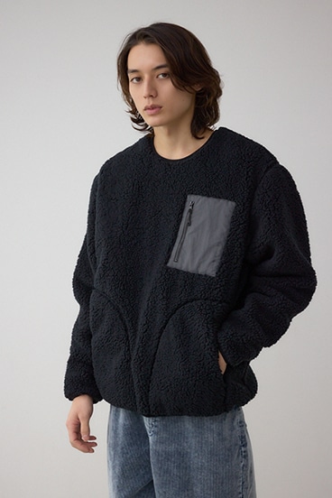 シープボア防風トップス 詳細画像