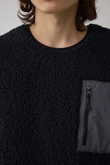 シープボア防風トップス 詳細画像