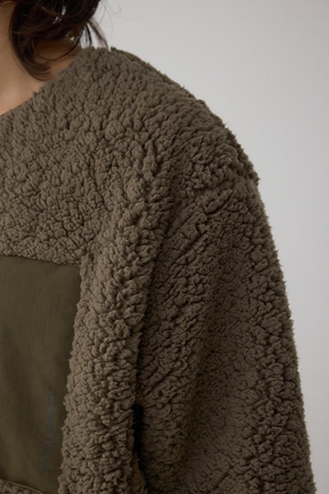 シープボア防風トップス 詳細画像