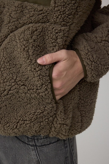 シープボア防風トップス 詳細画像