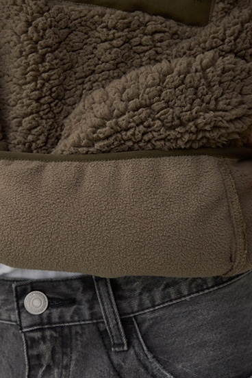 シープボア防風トップス 詳細画像