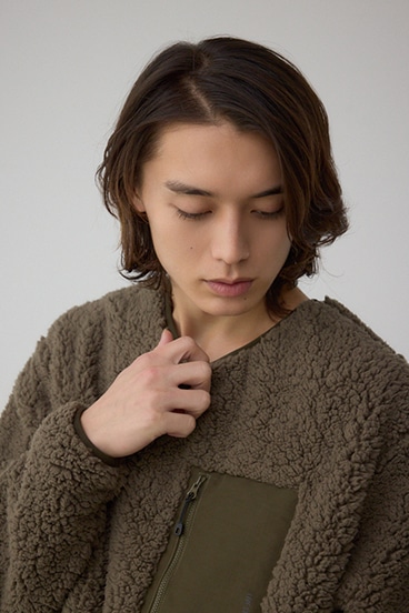 シープボア防風トップス