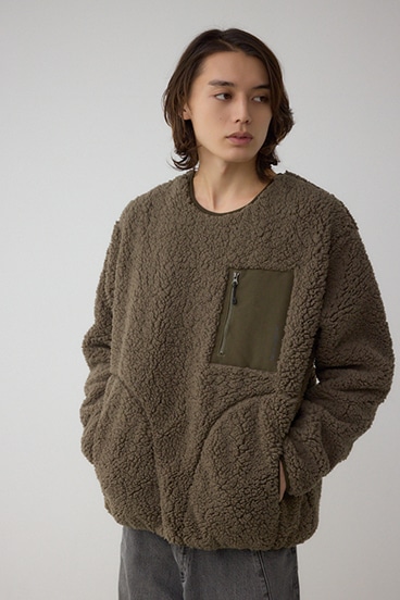 シープボア防風トップス 詳細画像