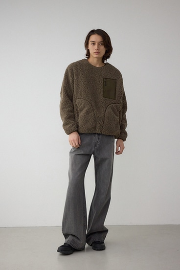 シープボア防風トップス 詳細画像