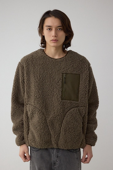 シープボア防風トップス 詳細画像