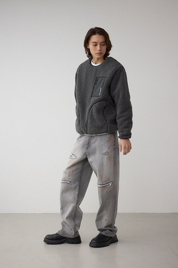 シープボア防風トップス 詳細画像