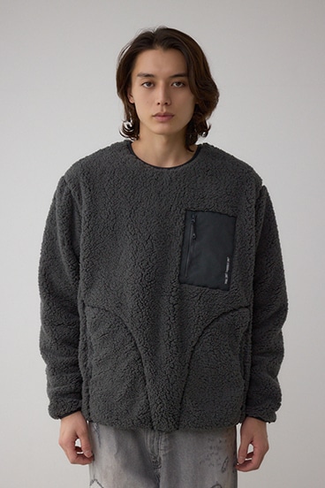 シープボア防風トップス 詳細画像