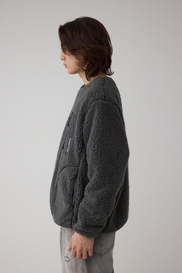 シープボア防風トップス 詳細画像