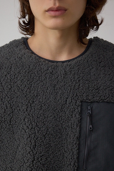 シープボア防風トップス 詳細画像