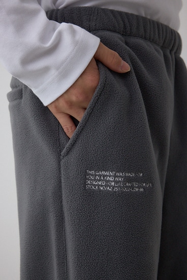 SHELTECH マイクロフリースパンツ 詳細画像