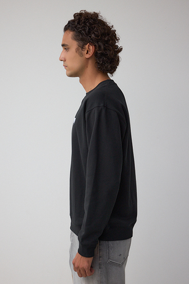 ブラシ刺繍スウェットトップス 詳細画像