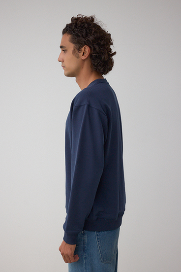 ブラシ刺繍スウェットトップス 詳細画像