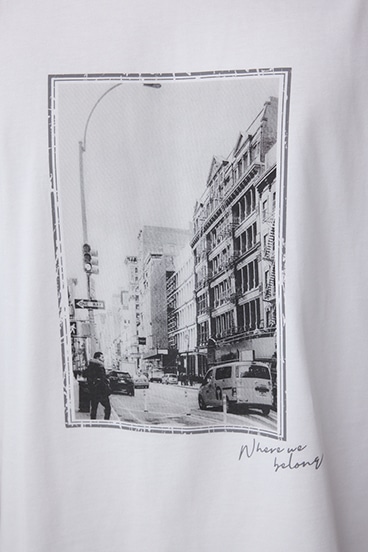 モノクロームストリートTシャツ 詳細画像