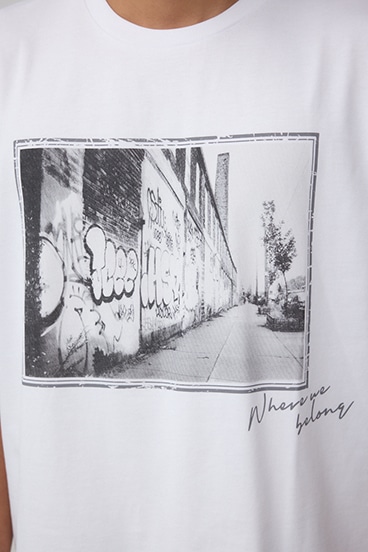 モノクロームストリートTシャツ 詳細画像