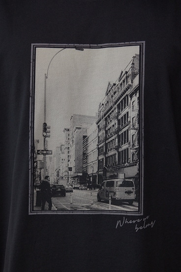 モノクロームストリートTシャツ 詳細画像