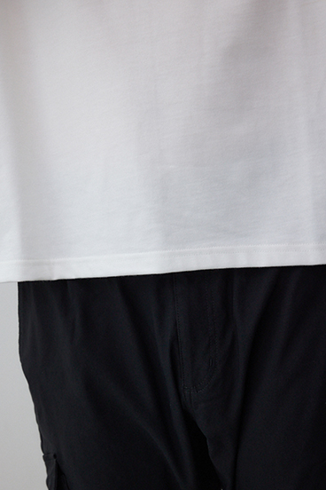 タックデザインロングスリーブTシャツ 詳細画像