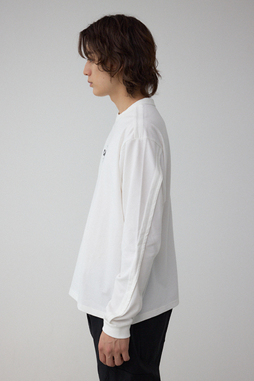 タックデザインロングスリーブTシャツ 詳細画像