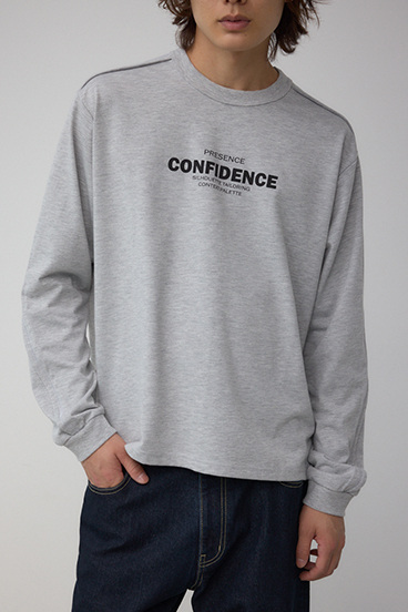 タックデザインロングスリーブTシャツ